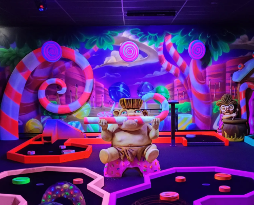 3d theming and candy decor