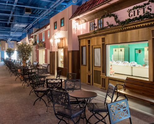 Mini city concept street view