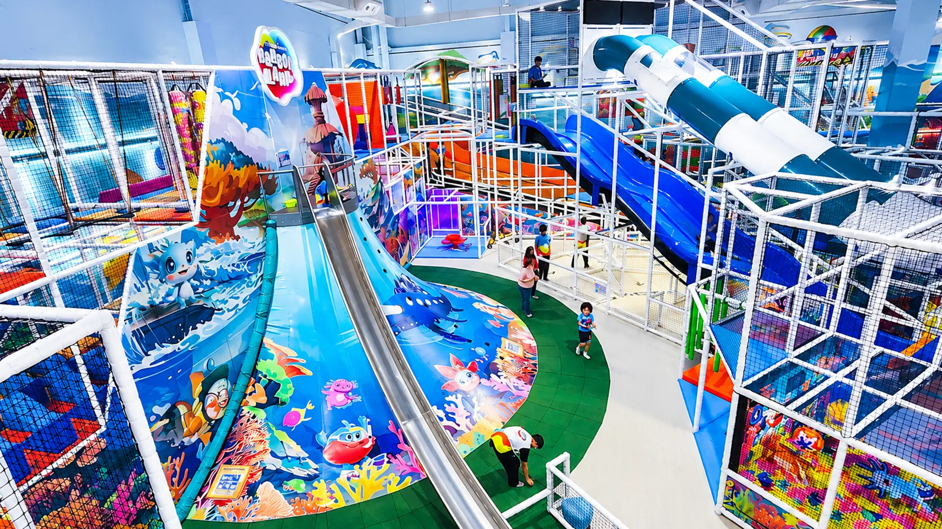 FEC-HBL Indoor soft play with slides