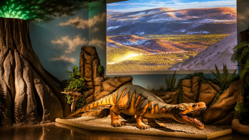 dinoparkconcept Dinosaur and projector